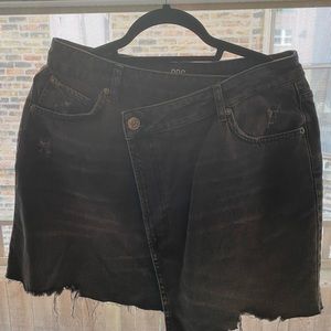 Urban chic jean skirt